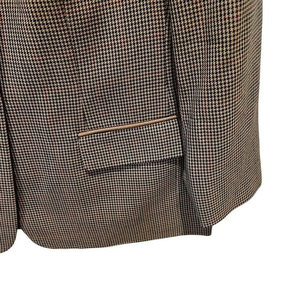 Pendleton Blazer Women's Size 16 Brown Virgin Wool Flawed - Picture 4 of 16